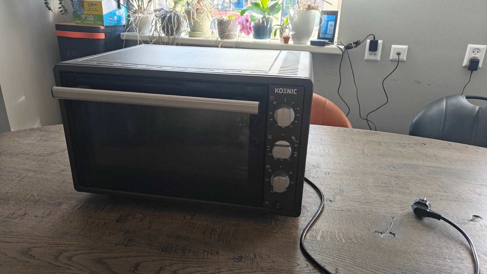 Vrijstaande oven, Witgoed en Apparatuur, Minder dan 45 cm, Hete lucht, Ophalen of Verzenden, Gebruikt