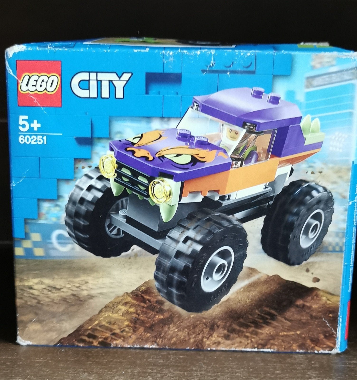 Lego City Monstertruck 60251, Inclusief instructies, Lego, Overige typen, Ophalen of Verzenden
