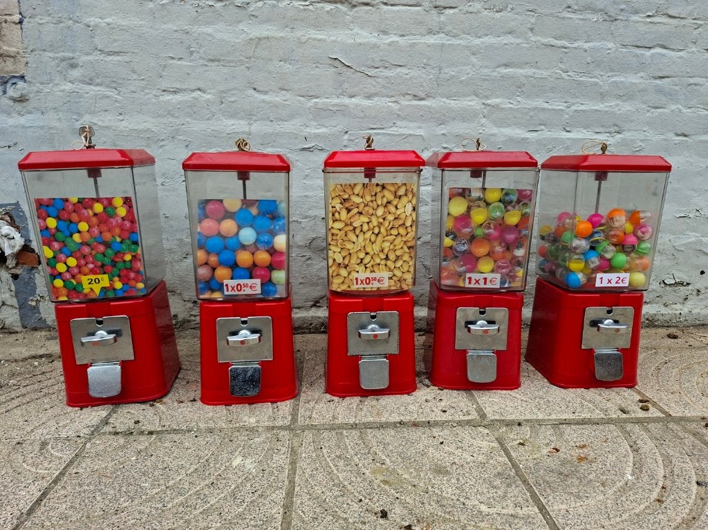 Brabo Kauwgom M&M's pinda nootjes capsule automaat, Ophalen of Verzenden, Gebruikt