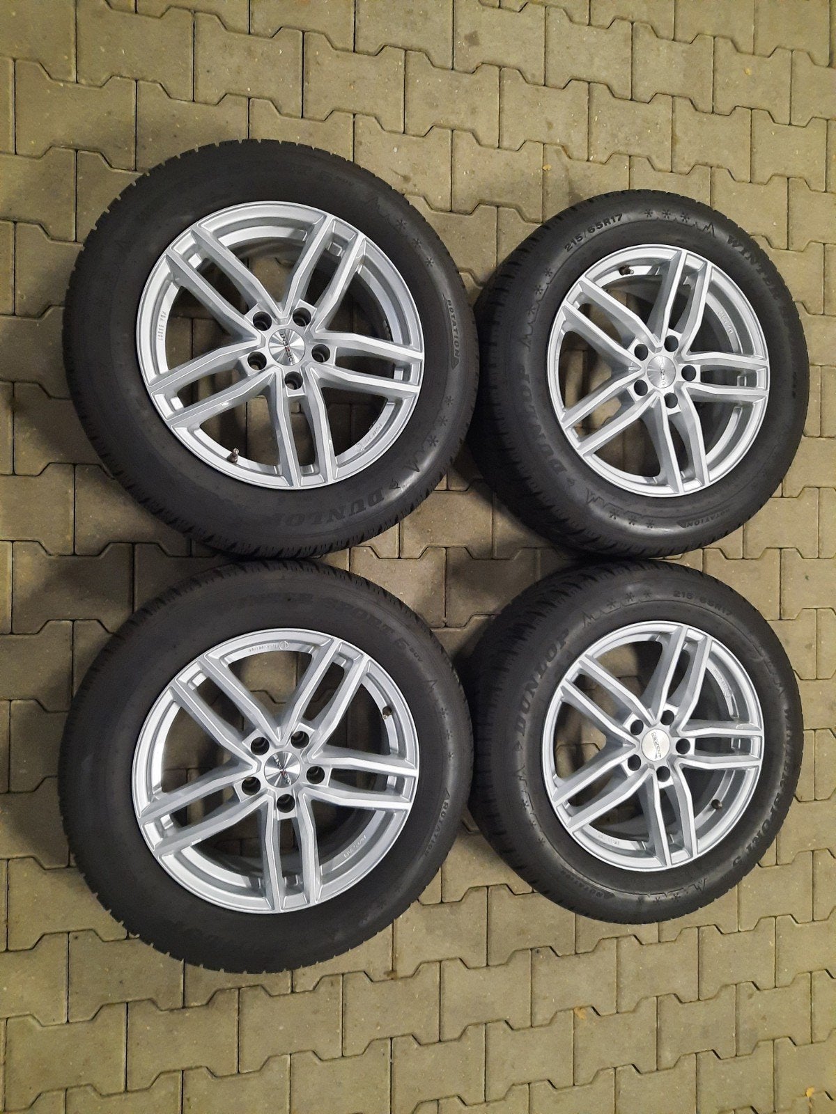 ZGAN 17 inch velgen 5×112 VW TIGUAN SEAT TARACO SKODA KODIAQ, Banden en Velgen, 17 inch, Personenwagen, Gebruikt