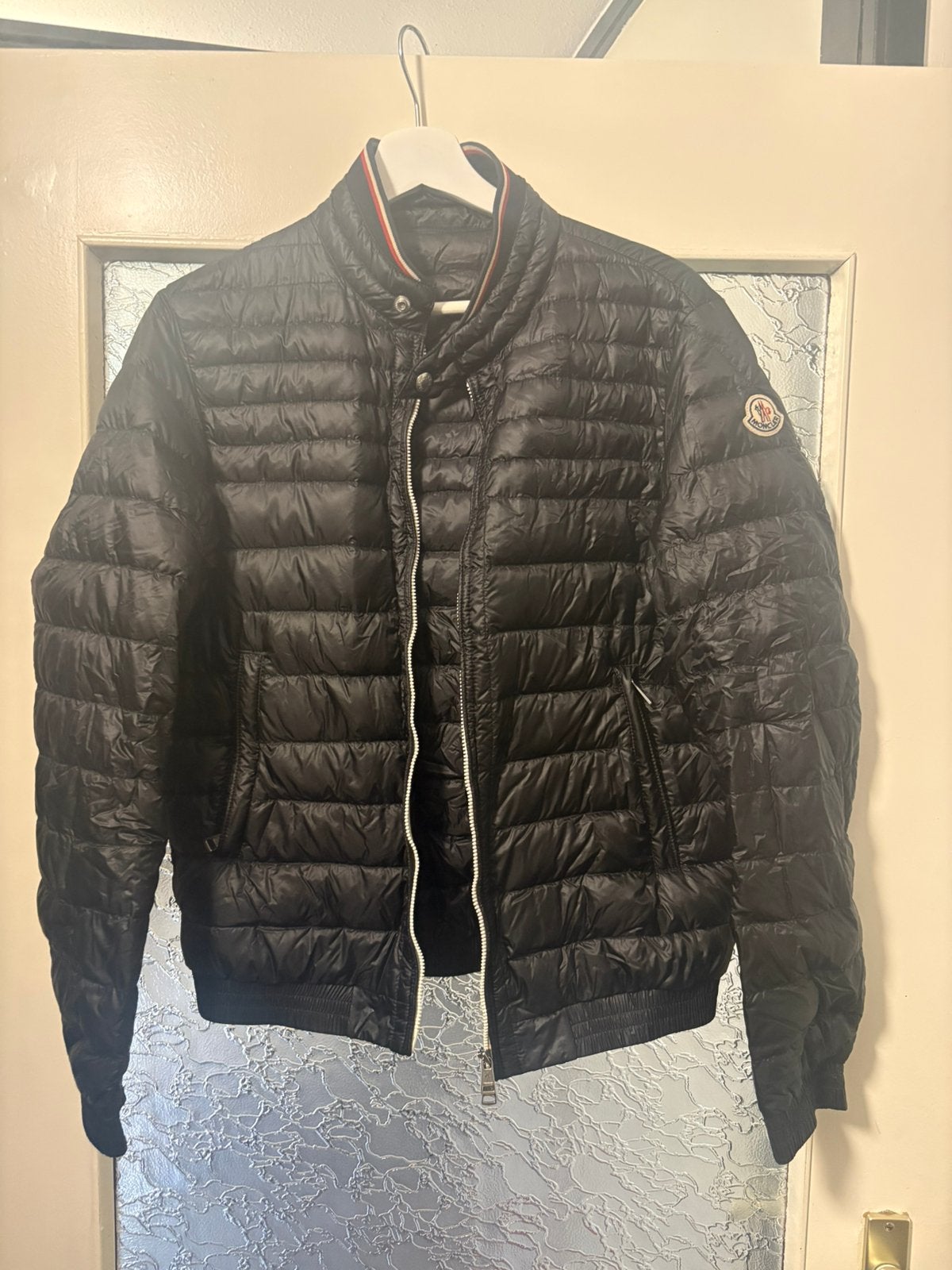 Moncler jas, Kleding | Heren, Jassen | Winter, Ophalen of Verzenden, Zo goed als nieuw, Zwart