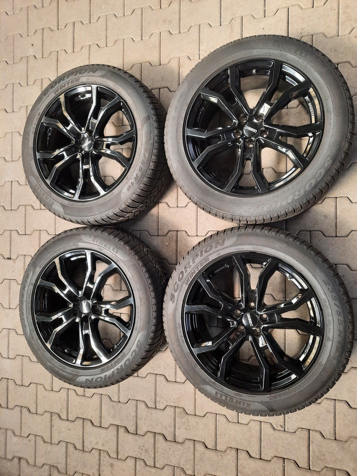 19 inch velgen 5×108 VOLVO XC60 XC40 FORD KUGA WINTERSET, 19 inch, Gebruikt, Banden en Velgen, 235 mm