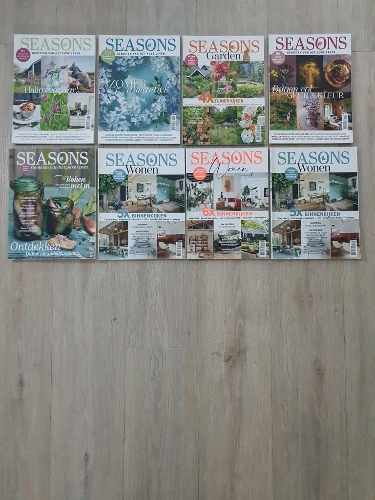 Tijdschrift Seasons uit 2023, 2016 en Seasons Wonen, Ophalen of Verzenden, Zo goed als nieuw