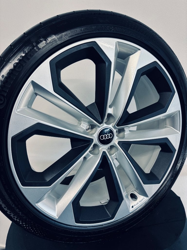 DEMOSET 21” Audi Q5 FY velgen + demo zomerbanden, Ophalen, Gebruikt, 255 mm, Banden en Velgen