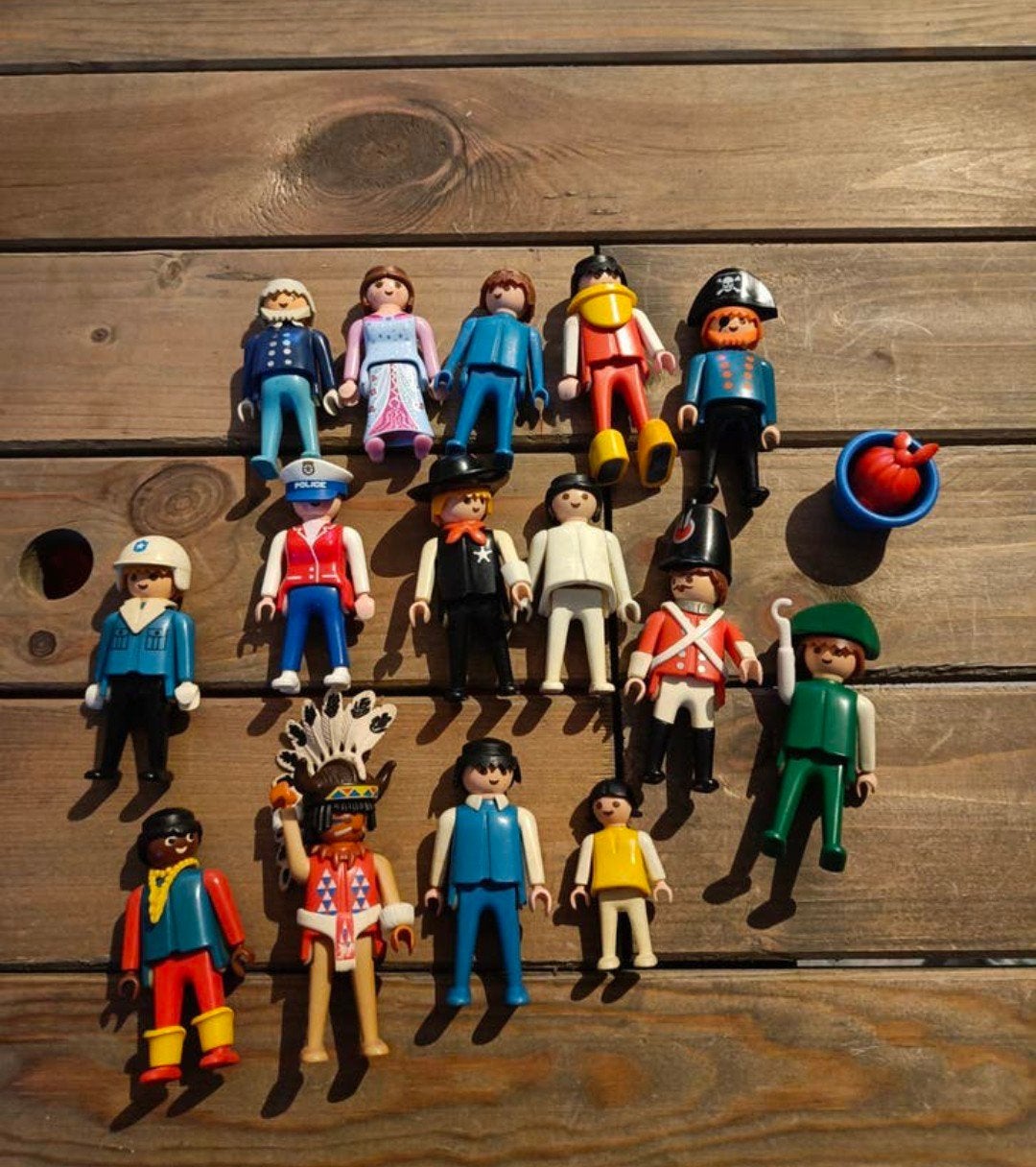 Collectie playmobil poppetjes, coaching/familie opstelling, Ophalen of Verzenden, Zo goed als nieuw, Losse onderdelen, Figuren