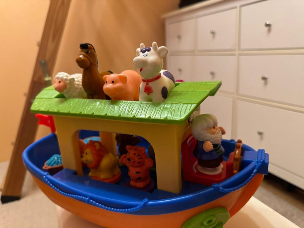 Fisher-Price Little People Noah's Ark met dieren, Ophalen, Gebruikt, Overige typen, Met wieltjes