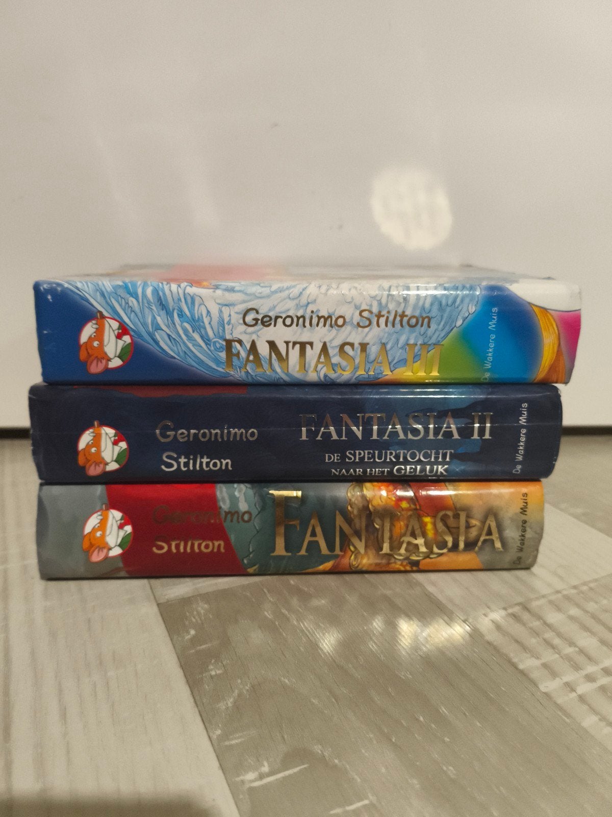 Geronimo Stilton Fantasia Boeken (Deel I, II, III), Boeken, Kinderboeken | Jeugd | 10 tot 12 jaar, Ophalen, Gelezen, Geronimo Stilton