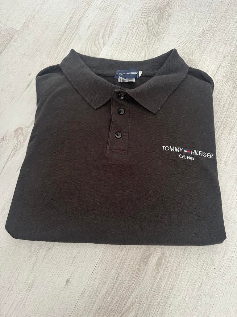 Tommy Hilfiger polo shirt, Ophalen of Verzenden, Gedragen, Maat 56/58 (XL), Zwart