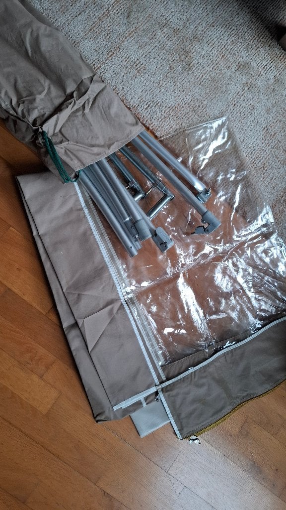 ESVO windscherm MISTRAL doorzichtig met gebogen vorm, Ophalen of Verzenden, Gebruikt