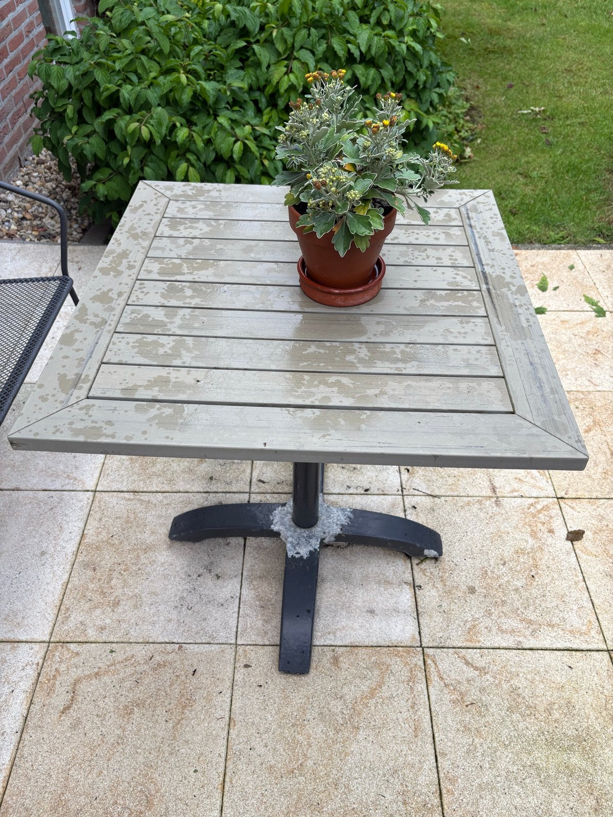 Tuin bijzettafel - Merk: Garden Impressions, Ophalen, Gebruikt, Vierkant, Metaal