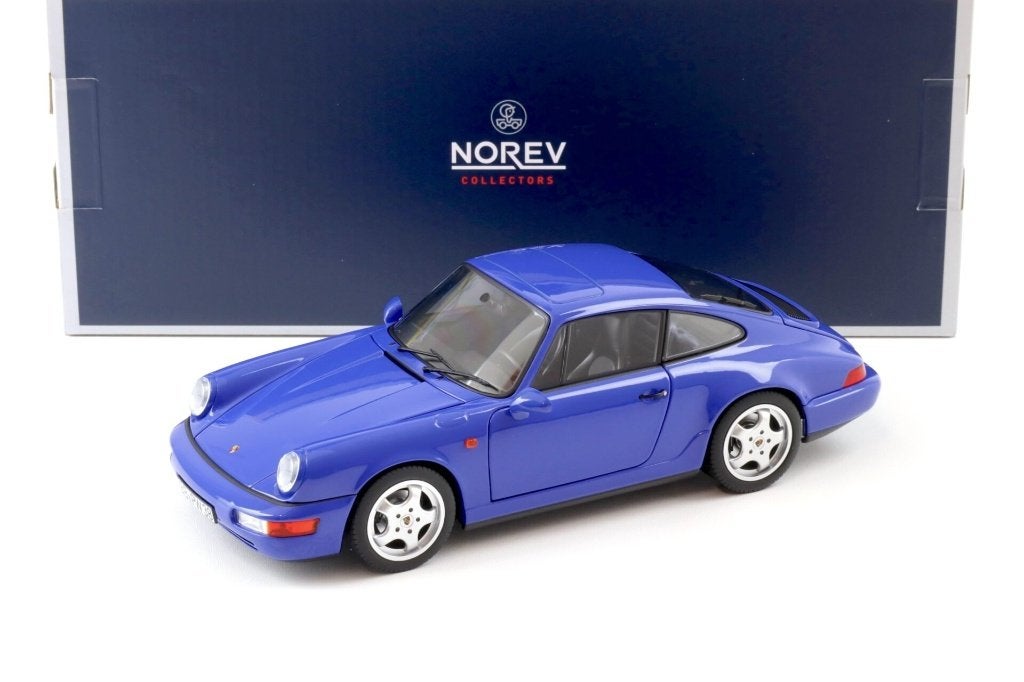 1:18 Porsche 911 964 Carrera 4 Coupe – 1990 – Maritim Blue, Hobby en Vrije tijd, Modelauto's | 1:18, Auto, ., Nieuw, Norev