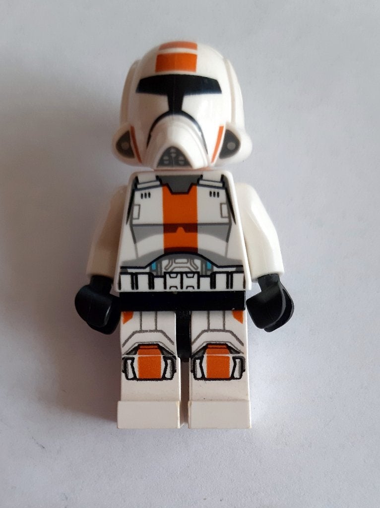sw0440, Republic Trooper - Helmet, Smirk., Star Wars, Lego, Ophalen of Verzenden, Zo goed als nieuw