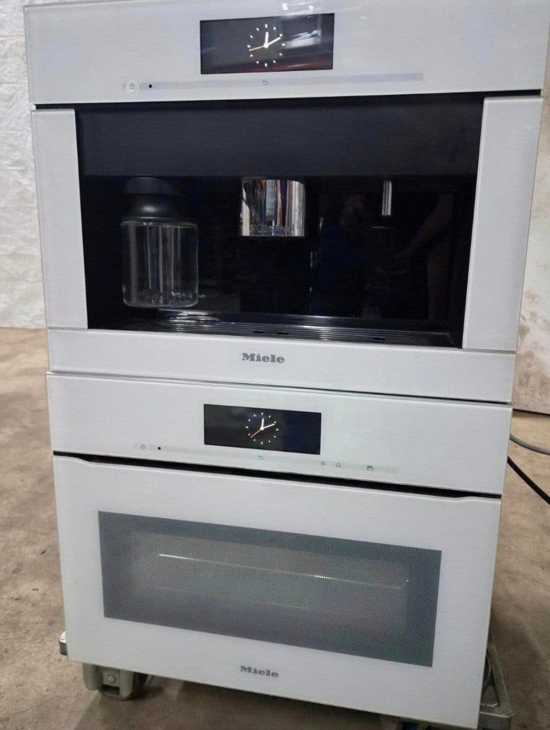 Miele H6800BPX Touch 2 Open + CVA 6805 | Brilliant White, Witgoed en Apparatuur, Ophalen, Minder dan 45 cm, Hete lucht, Inbouw