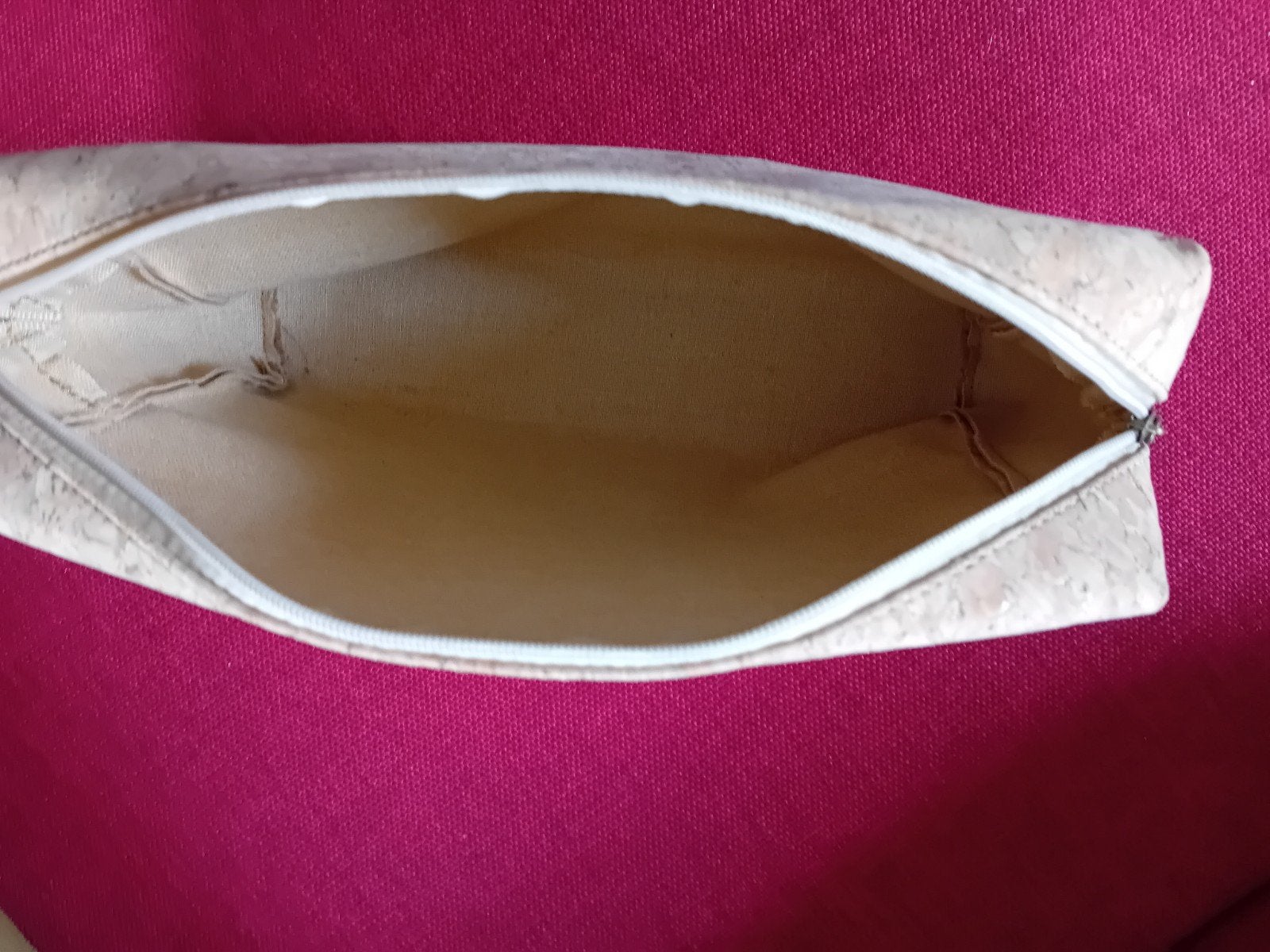 toilettas van bamboo, Ophalen of Verzenden, Zo goed als nieuw, Bruin, Overige materialen