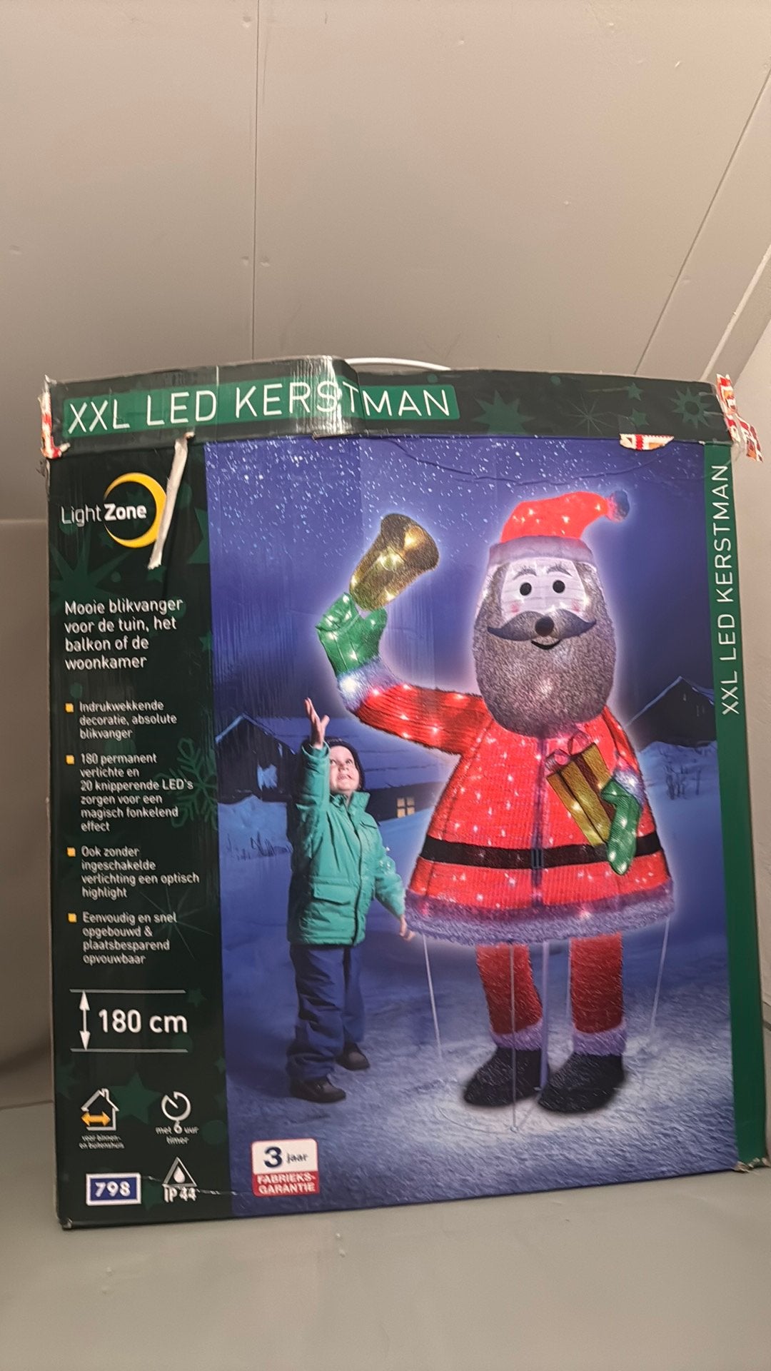 Xxl LED kerstman, Diversen, Kerst, Ophalen of Verzenden