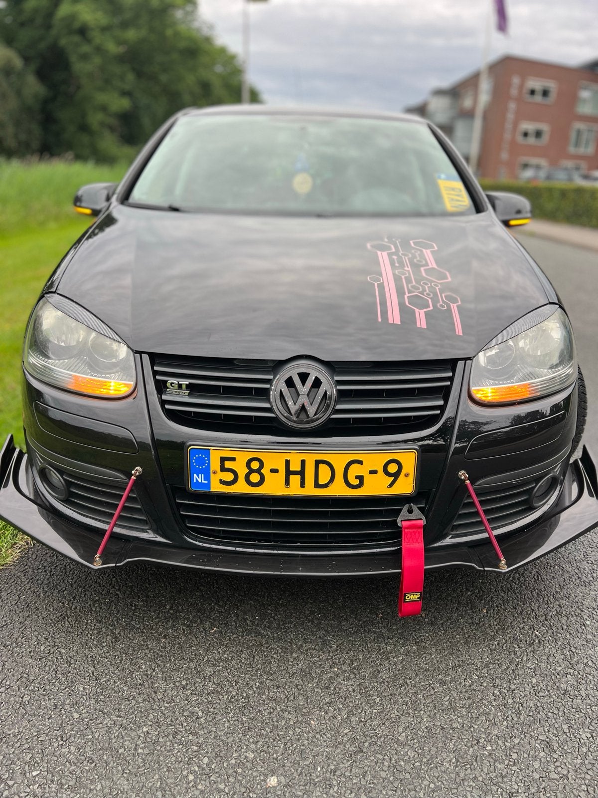 Volkswagen Golf gt  1.4 TSI 125KW  DSG 2008 Zwart, Auto's, 4 cilinders, Zwart, Stationwagon, 170 pk