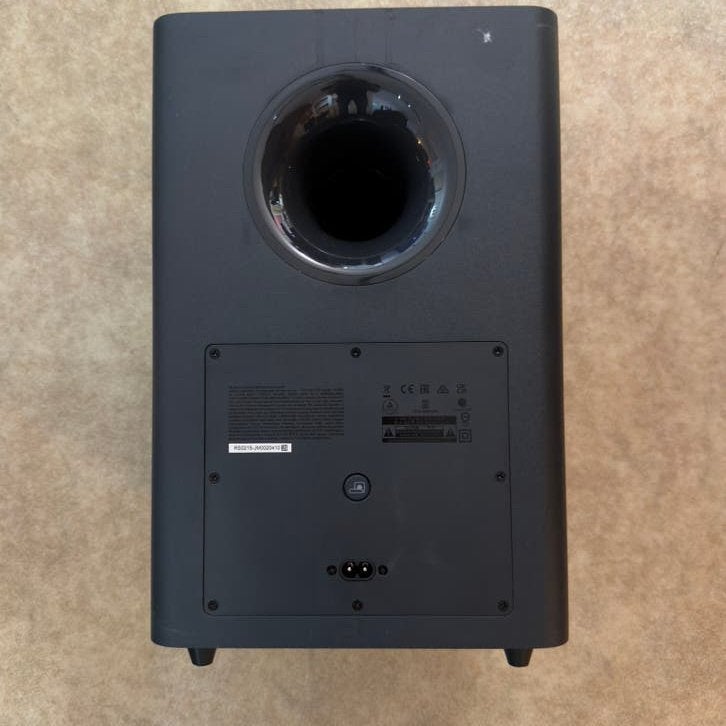 JBL Bar 2.1 Subwoofer met netsnoer, Gebruikt, Ophalen of Verzenden, 120 watt of meer, Subwoofer