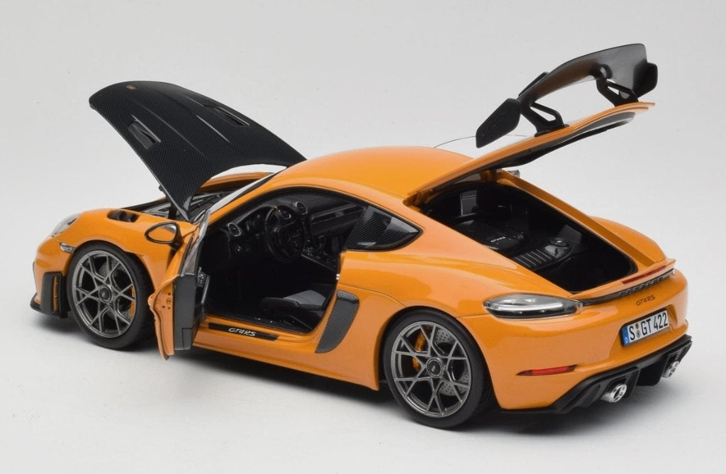 Porsche Cayman GT4 RS Weissach Bruin 2023 1/18 NOREV 187252, Hobby en Vrije tijd, Ophalen of Verzenden, Nieuw, Auto, Norev