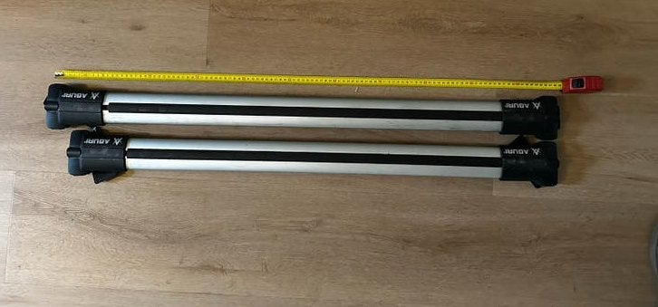 Aguri S9 dakdragers met slot en sleutels, Ophalen, Gebruikt