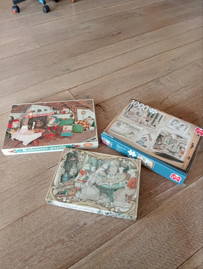 3 efteling puzzels, Verzamelen, Ophalen of Verzenden, Zo goed als nieuw, Overige typen