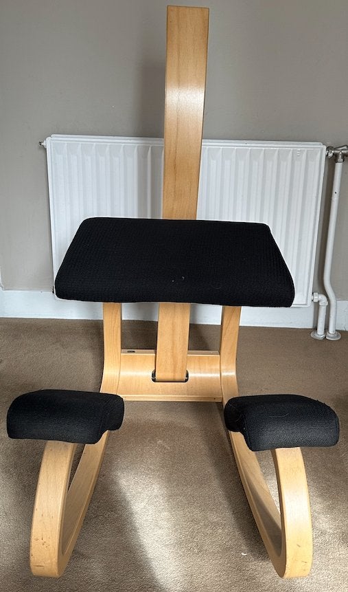Stokke varier stoel, Zwart, Ophalen of Verzenden, Zo goed als nieuw, Stof