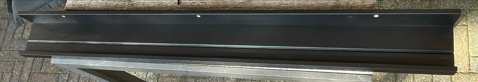 IKEA Mosslanda schilderijplank - Zwart, 115 cm, Ophalen, Gebruikt