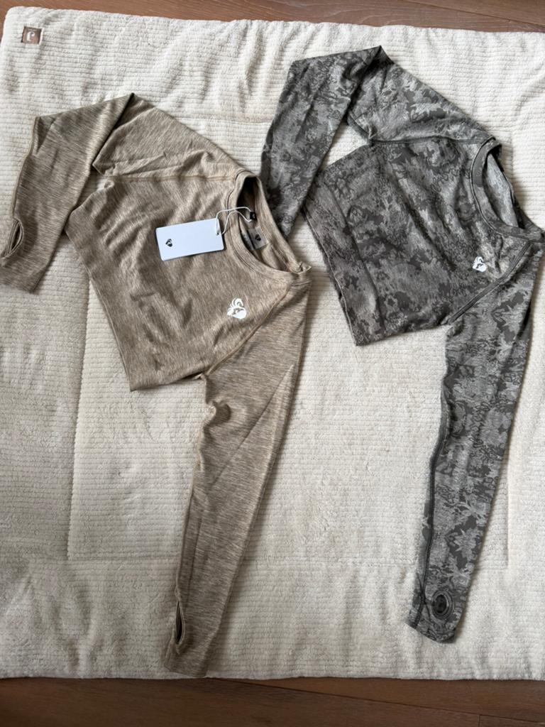 2x Women's Best Crop Top lange mouwen - Maat M, Kleding | Dames, Sportkleding, Ophalen of Verzenden, Zo goed als nieuw, Maat 38/40 (M)