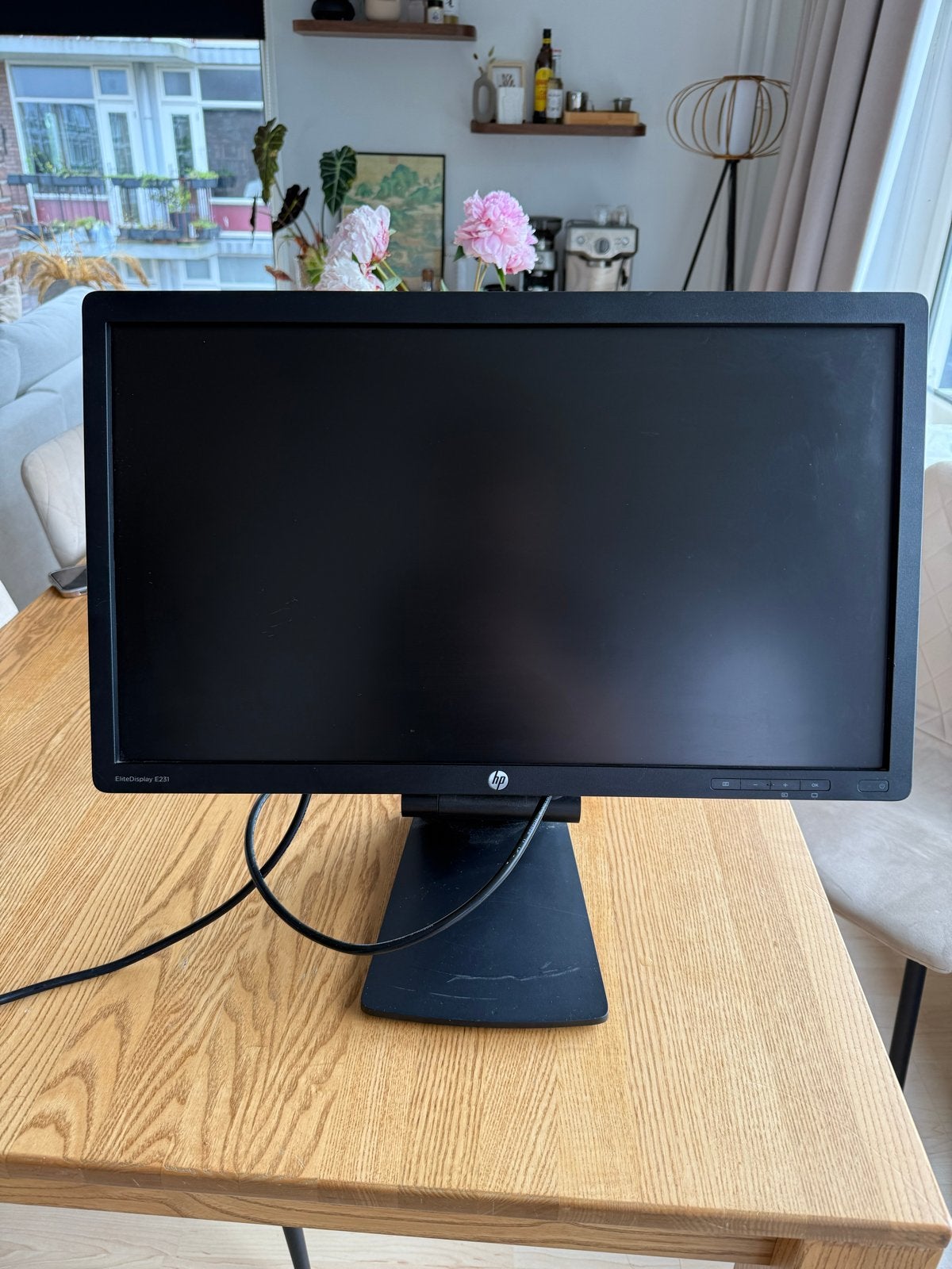 HP beeldscherm - 23 inch, Ophalen, Gebruikt, In hoogte verstelbaar, HDMI
