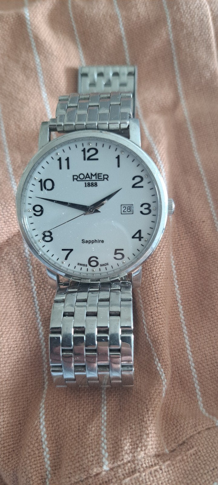 Roamer Classic Polshorloge - Zo goed als nieuw, Sieraden, Tassen en Uiterlijk, Horloges | Heren, Ophalen of Verzenden, Zo goed als nieuw
