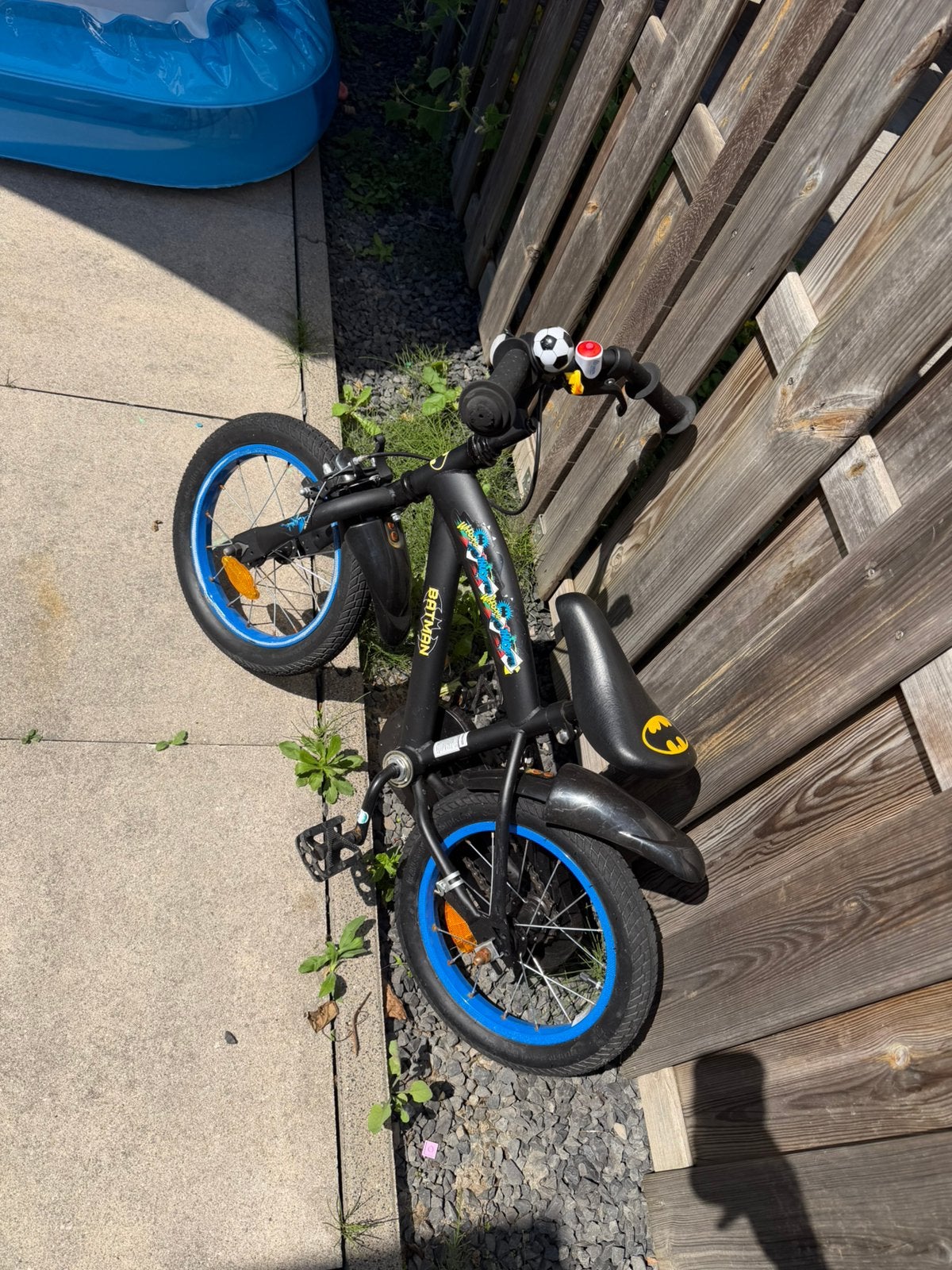 Batman kinder fietje te koop, Ophalen, Zo goed als nieuw, Staal, Minder dan 16 inch