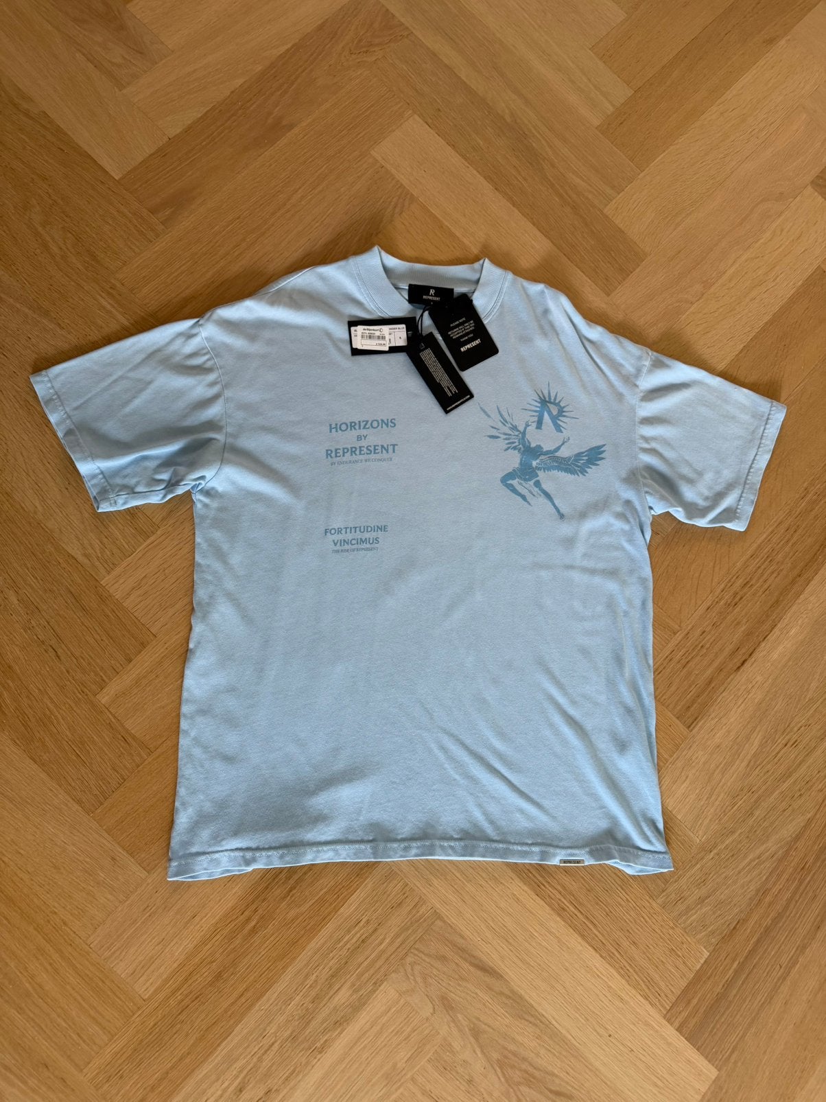 Nieuw Represent Shirt Lichtblauw Maat S Met Prijskaartje, Ophalen of Verzenden, Nieuw, Maat 46 (S) of kleiner, Blauw