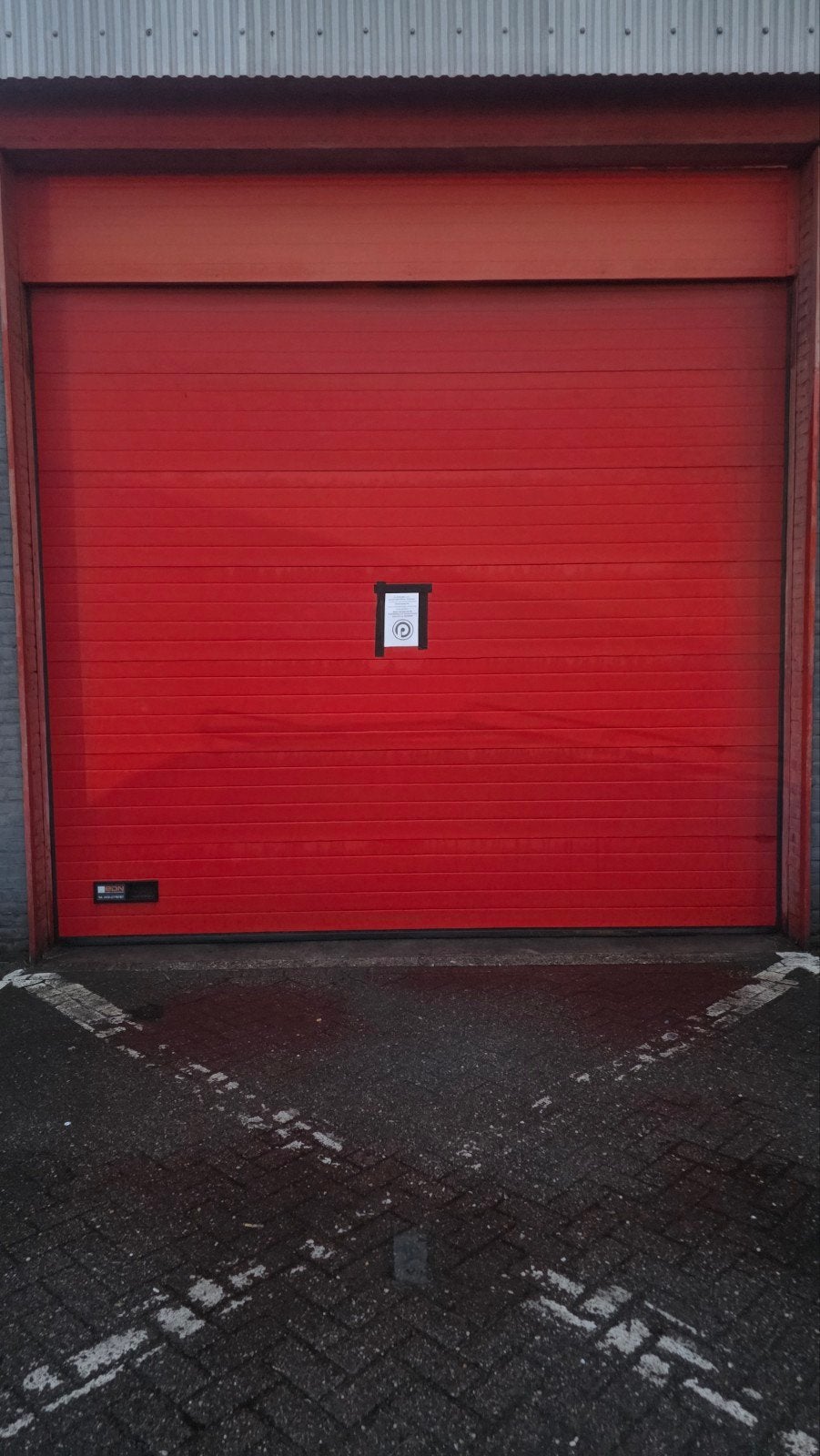 3980x3500 condoor overheaddeur roldeur garagedeur, Ophalen, Garagedeur, Zo goed als nieuw, Metaal