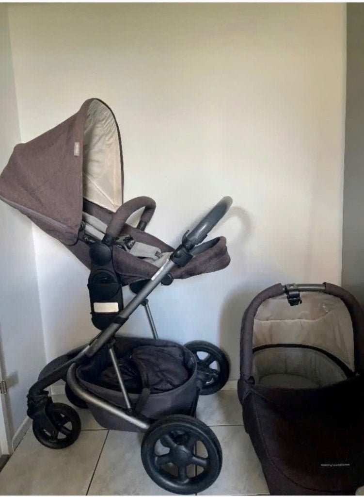 Easywalker Harvey kinderwagen incl reiswieg, Gebruikt, Verstelbare duwstang, Ophalen, Kinderwagen