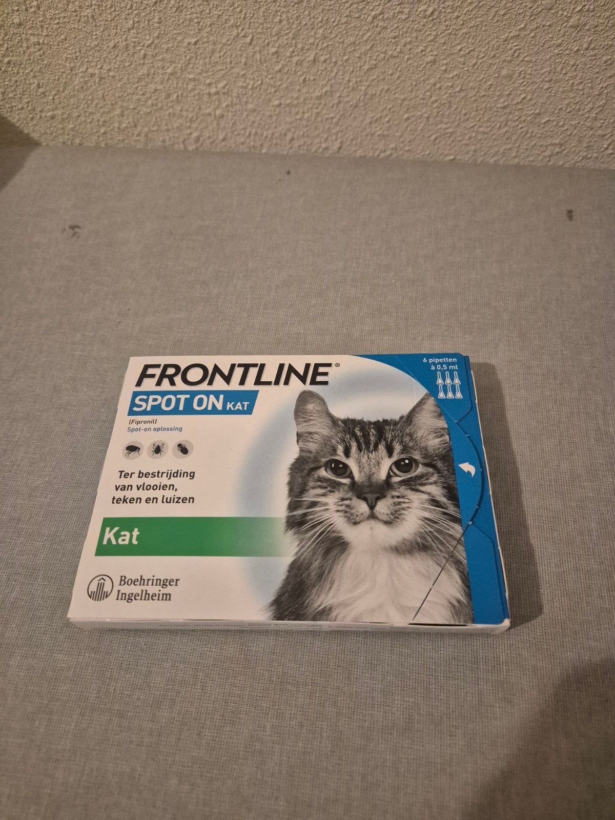 frontline kat anti vlooien, Dieren en Toebehoren, Ophalen of Verzenden, Nieuw