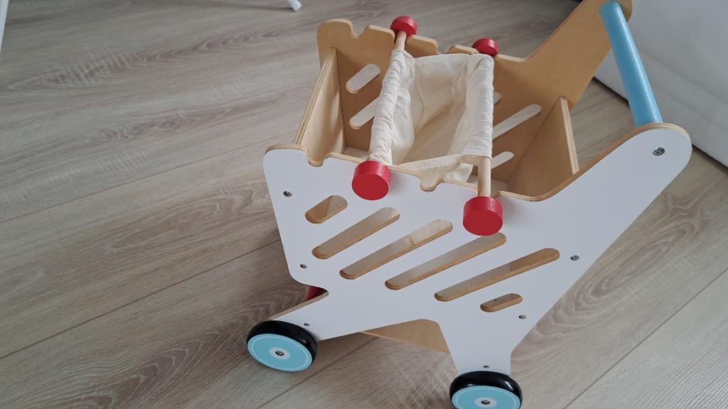 Speelgoed winkelkar, Kinderen en Baby's, Ophalen, Nieuw, Hout, Speelkeuken-accessoire