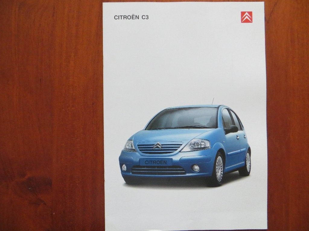 Citroën C3 (april 2002) + bijlage technische gegevens, Ophalen of Verzenden, Nieuw, Citroën