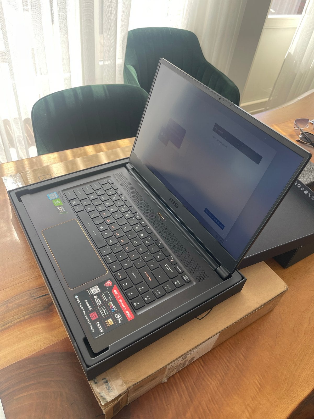 MSI GS65 Stealth 8SE Gaming Laptop - Zo goed als nieuw, Met videokaart, 2 tot 3 Ghz, Ophalen of Verzenden, Zo goed als nieuw