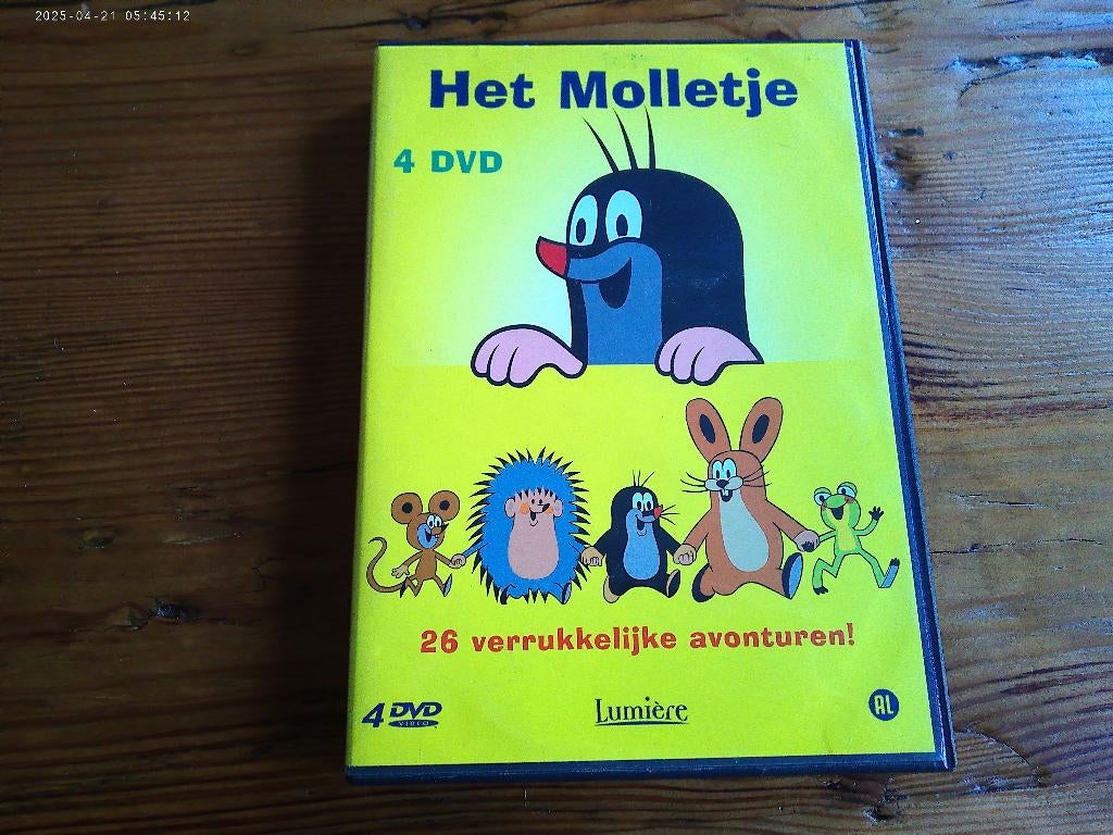 Het Molletje / DVD / box / serie / deel 1 2 3 en 4, Alle leeftijden, Ophalen of Verzenden, Gebruikt