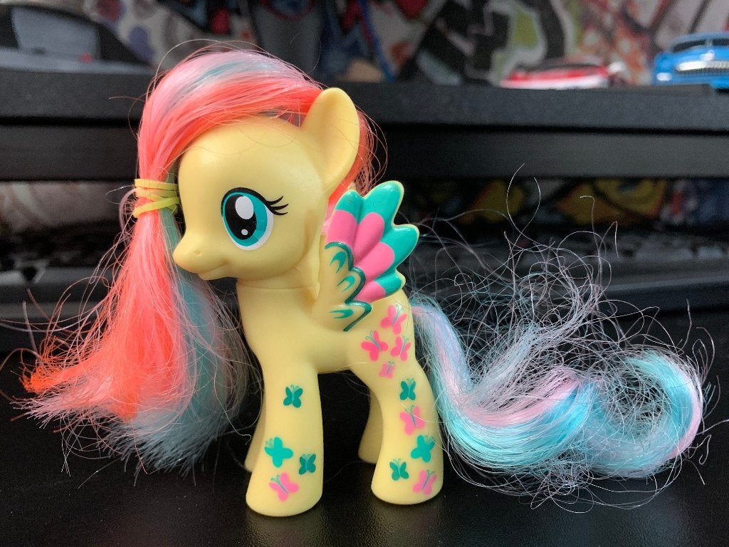 My Little Pony zeldzame Fluttershy pony's tattoed 8x6 cm, Ophalen of Verzenden, Nieuw