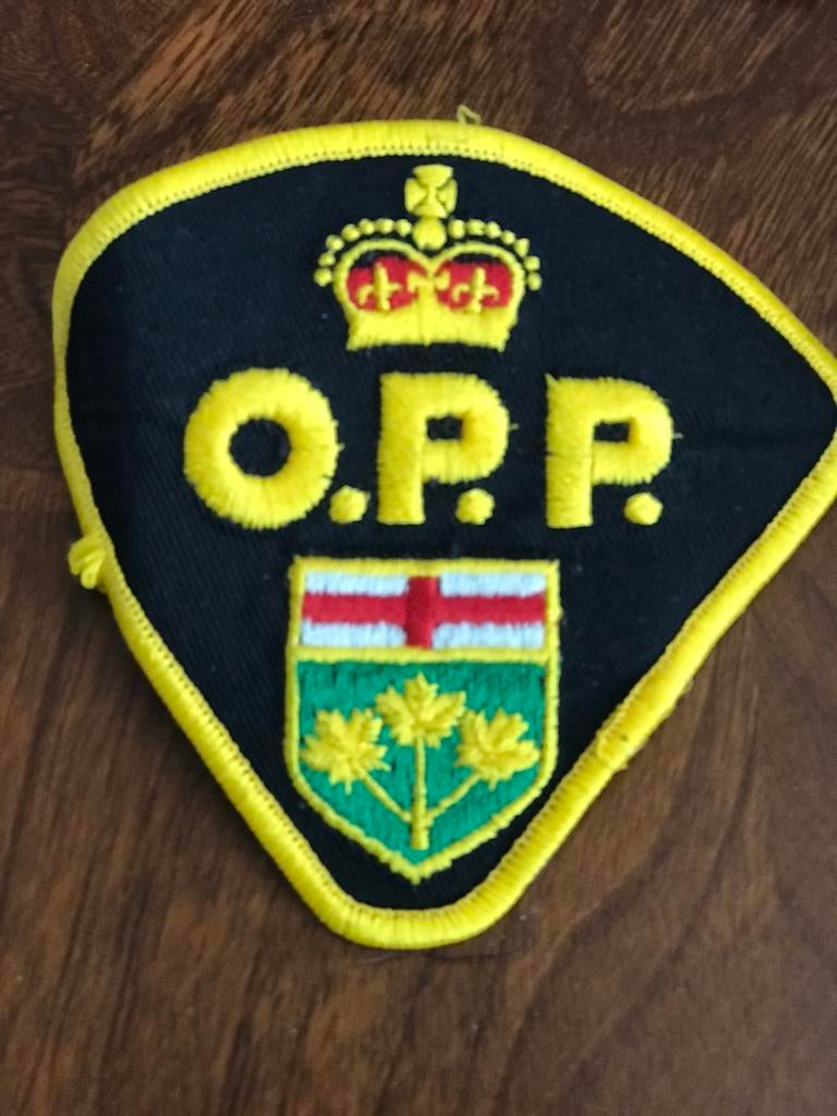 Badge van o.p.p. Canadese Ontario police, Ophalen of Verzenden, Zo goed als nieuw