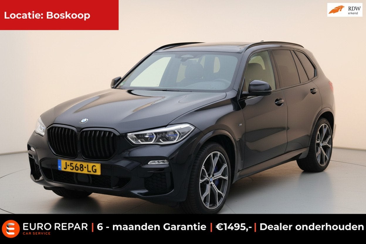 BMW X5 XDrive45e High Executive PANO-DAK DEALER. OND NL-AUTO, Gebruikt, Zwart, Vierwielaandrijving, Hybride Elektrisch/Benzine
