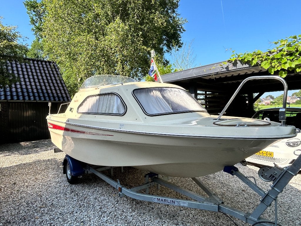 Shetland 535 Family Four met Yamaha 9,9 pk - zonder trailer, Kajuitboot, Buitenboordmotor, 5 m, Polyester