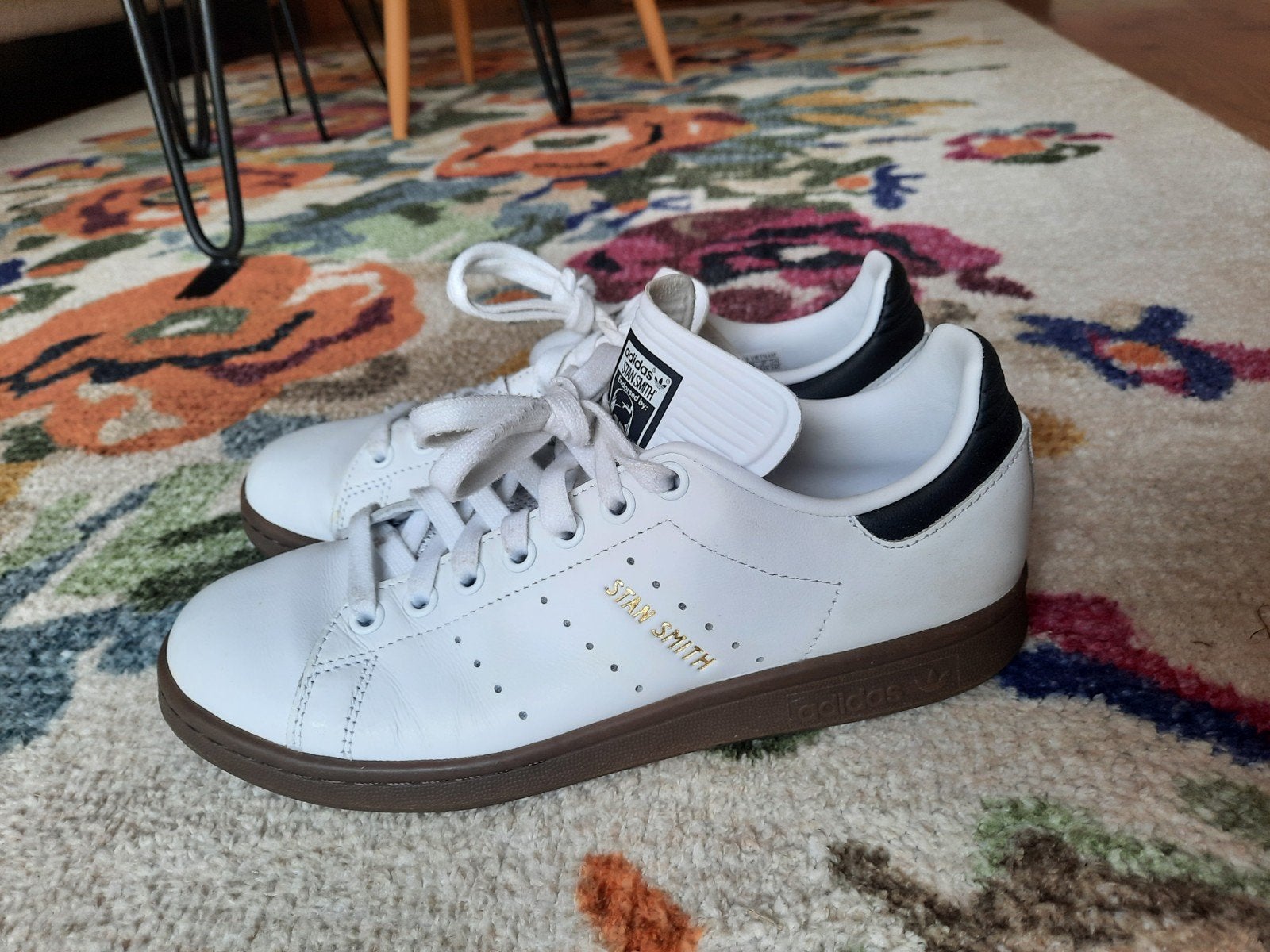 Adidas Stan Smith sneakers, maat 39 1/3, wit leer, Kleding | Dames, Schoenen, Wit, Verzenden, Adidas, Sneakers of Gympen