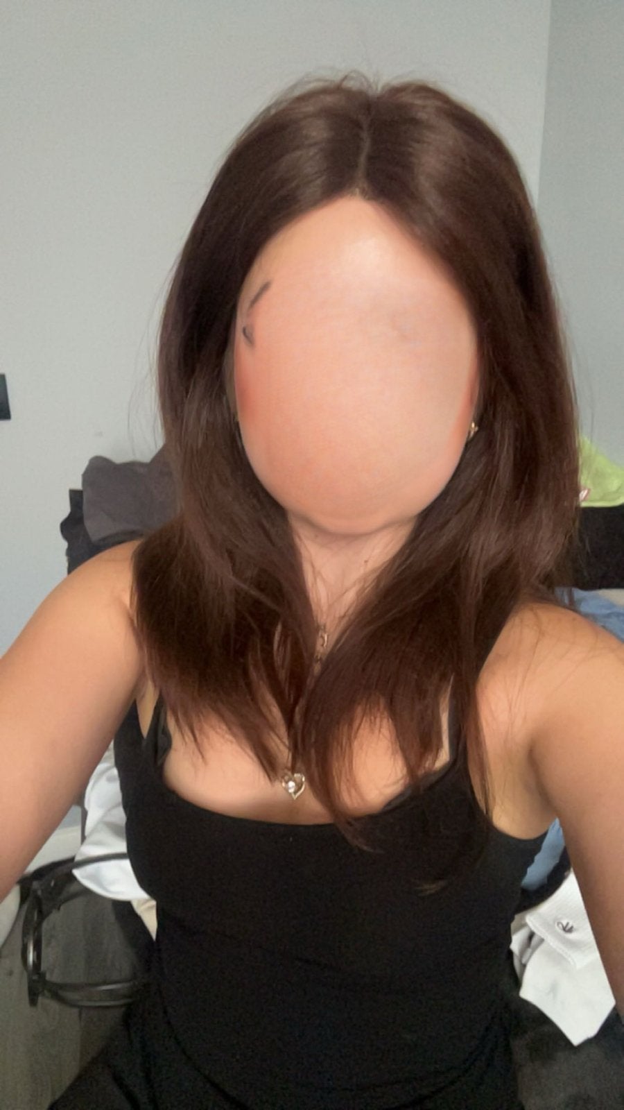 Pruik van Echt haar, Sieraden, Tassen en Uiterlijk, Ophalen, Zo goed als nieuw, Pruik of Haarverlenging