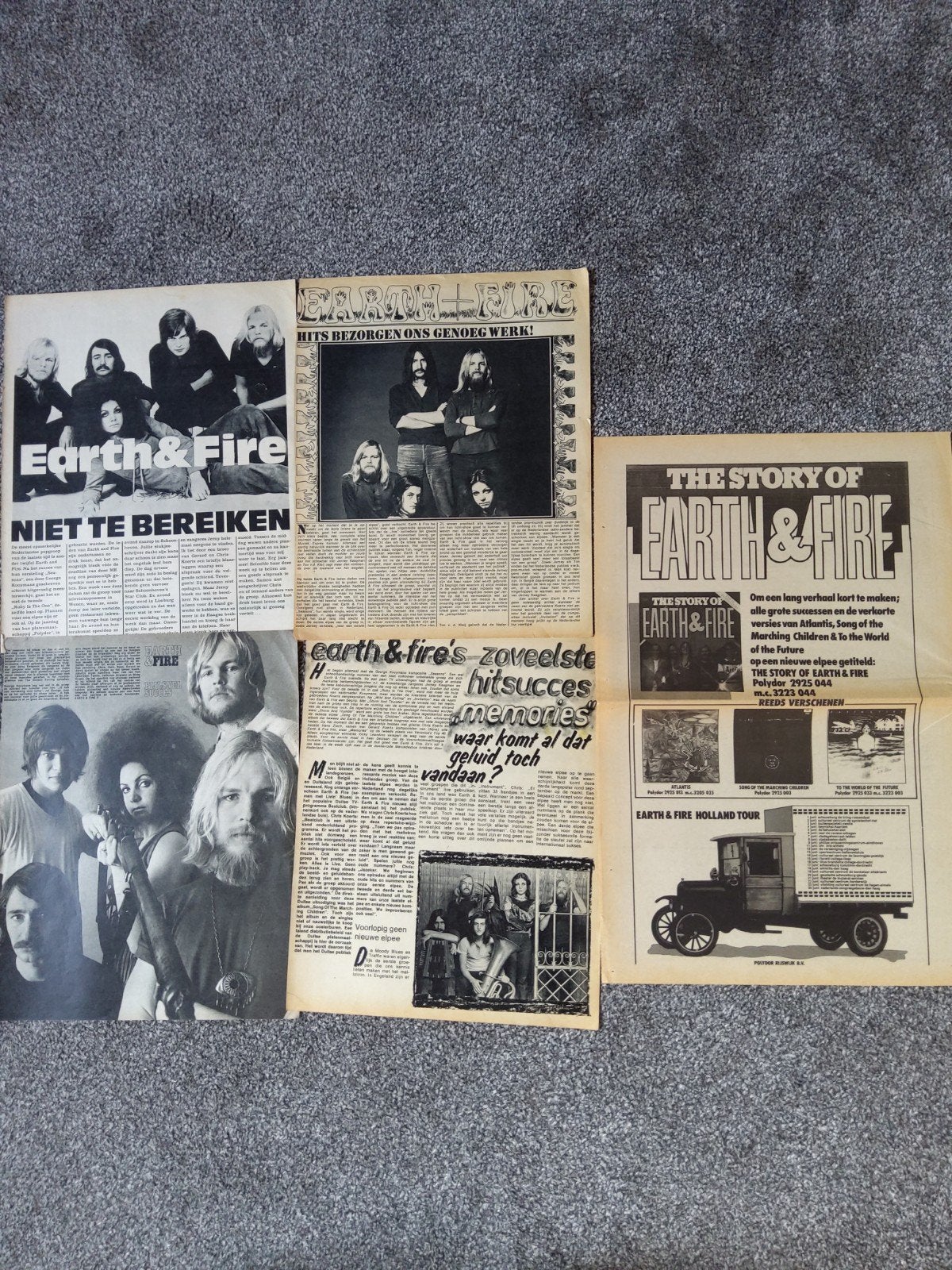 Earth and Fire, Ophalen of Verzenden, Gebruikt, Boek, Tijdschrift of Artikel