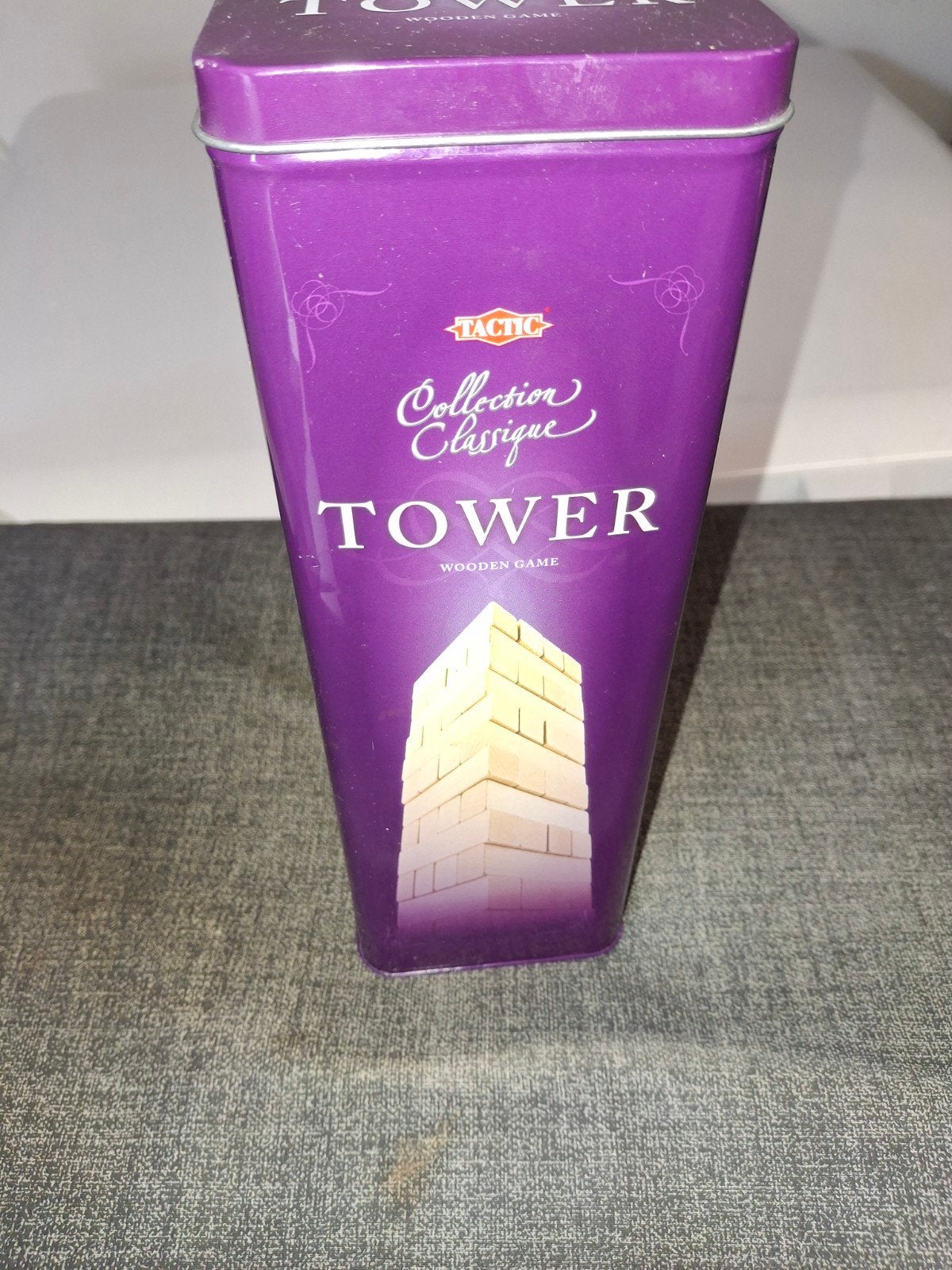 Jenga. Tactic Tower houten spel.  - Zo goed als nieuw, Een of twee spelers, Ophalen of Verzenden, Zo goed als nieuw, Tactic