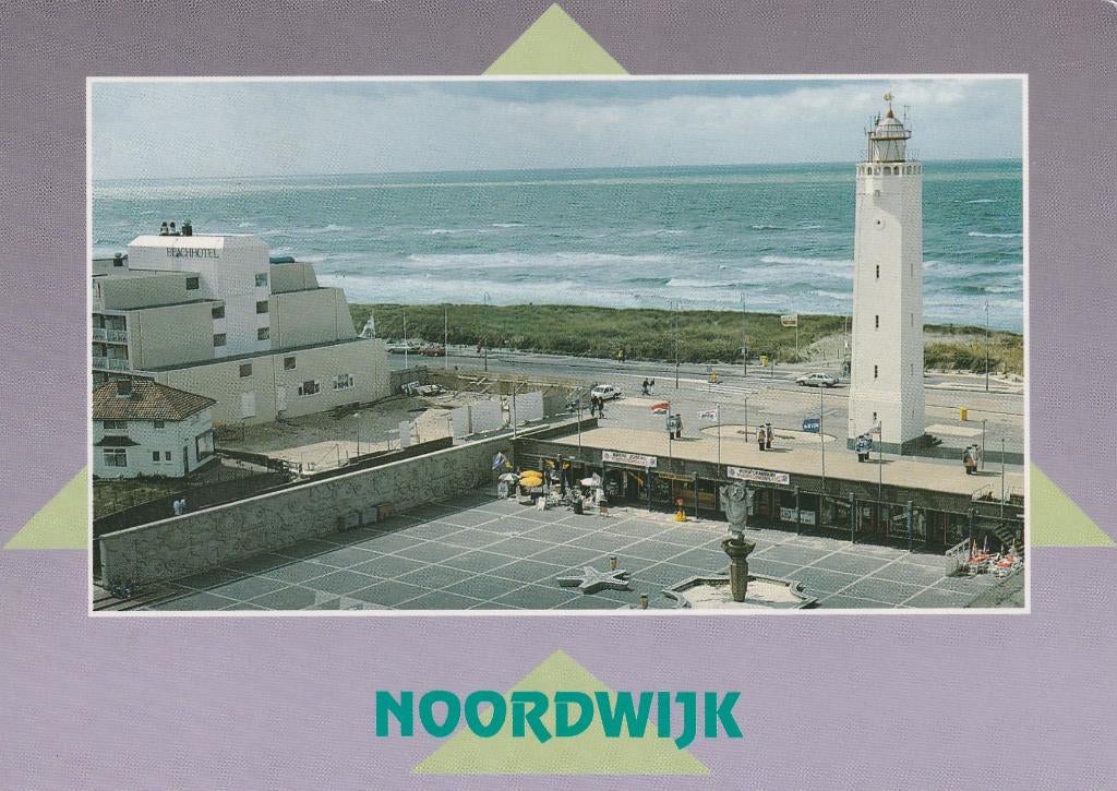 NOORDWIJK Vuurtorenplein, Verzenden, 1980 tot heden, Gelopen, Zuid-Holland