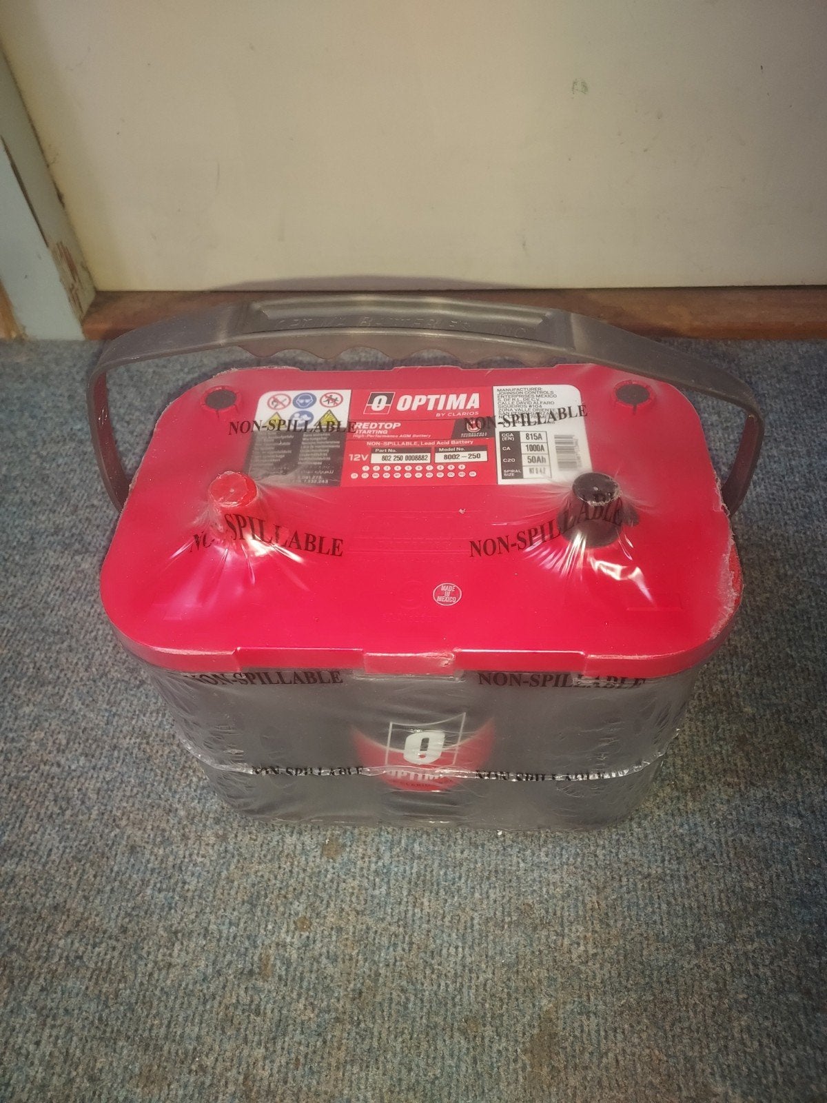 Optima red top accu (nieuw), Ophalen, Nieuw