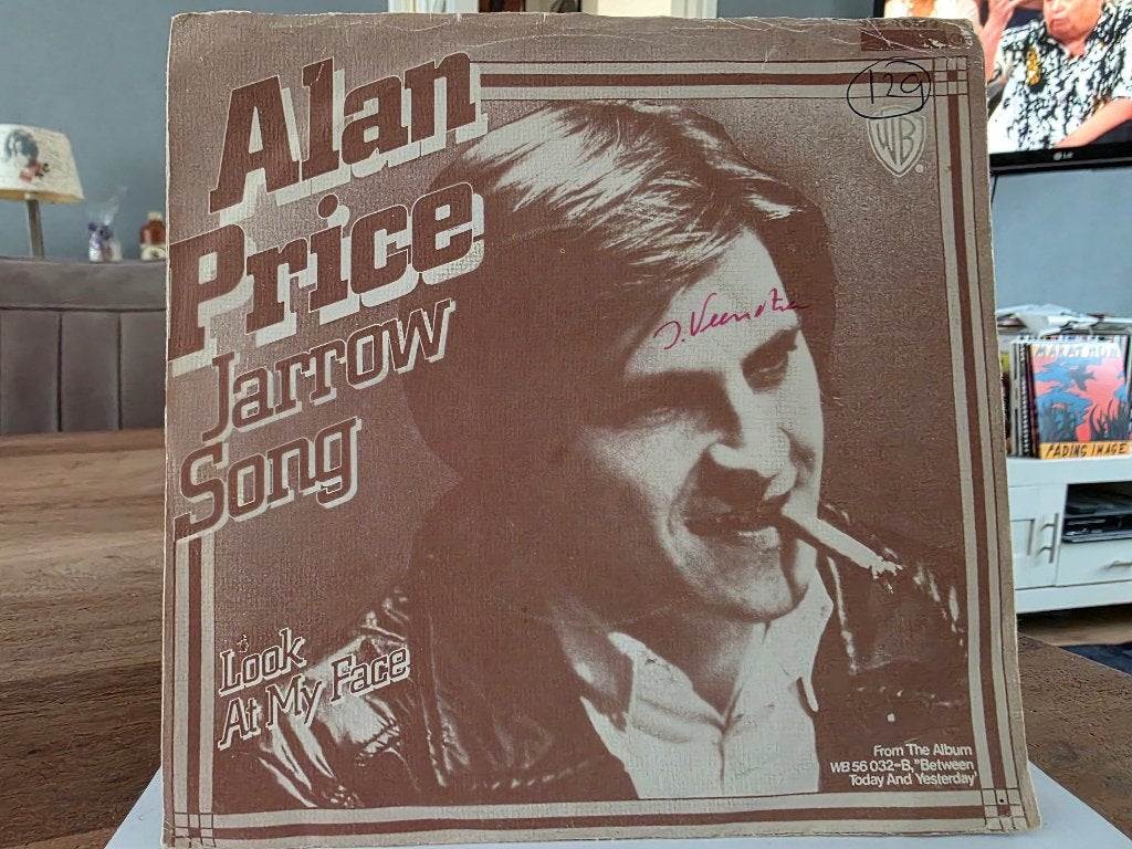 7" Single Alan Price - Jarrow Song / Look At My Face, Gebruikt, 7 inch, Ophalen of Verzenden, Pop