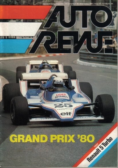 Autorevue 18 1980 : Renault 5 Turbo 1 - Volvo 244 GL D6, Ophalen of Verzenden, Gelezen, Algemeen